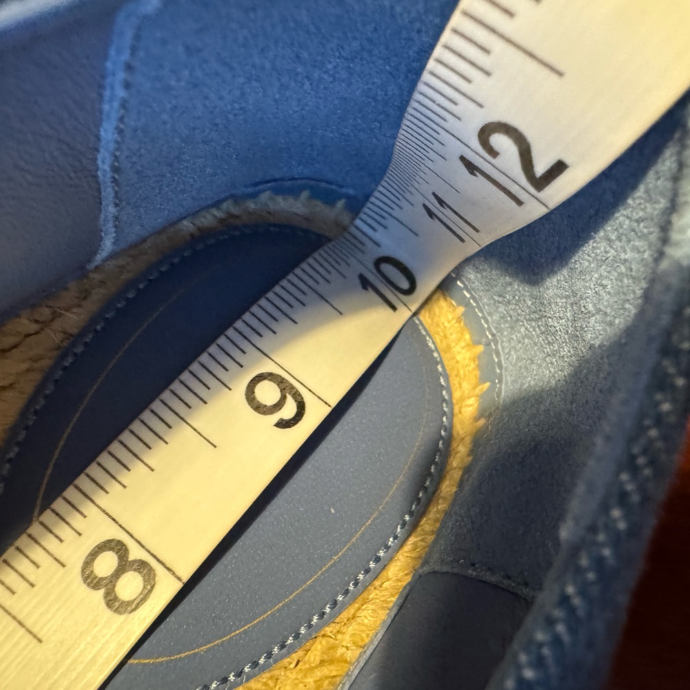 Gucci Ines Espadrille Flats Logo Embroidered Denim Blue. Various Size Available - Picture 12 of 16